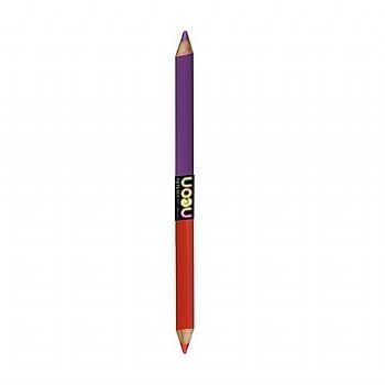 DUO LÁPIS NEON ROXO + LARANJA